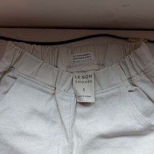 Le Bon Shoppe Cream Boot Cut Pants